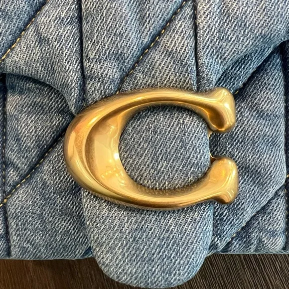 NWT Coach Quilted Denim Tabby 26 - Picture 16 of 16